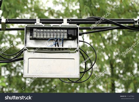 telecoms junction box|telephone junction box outside house.